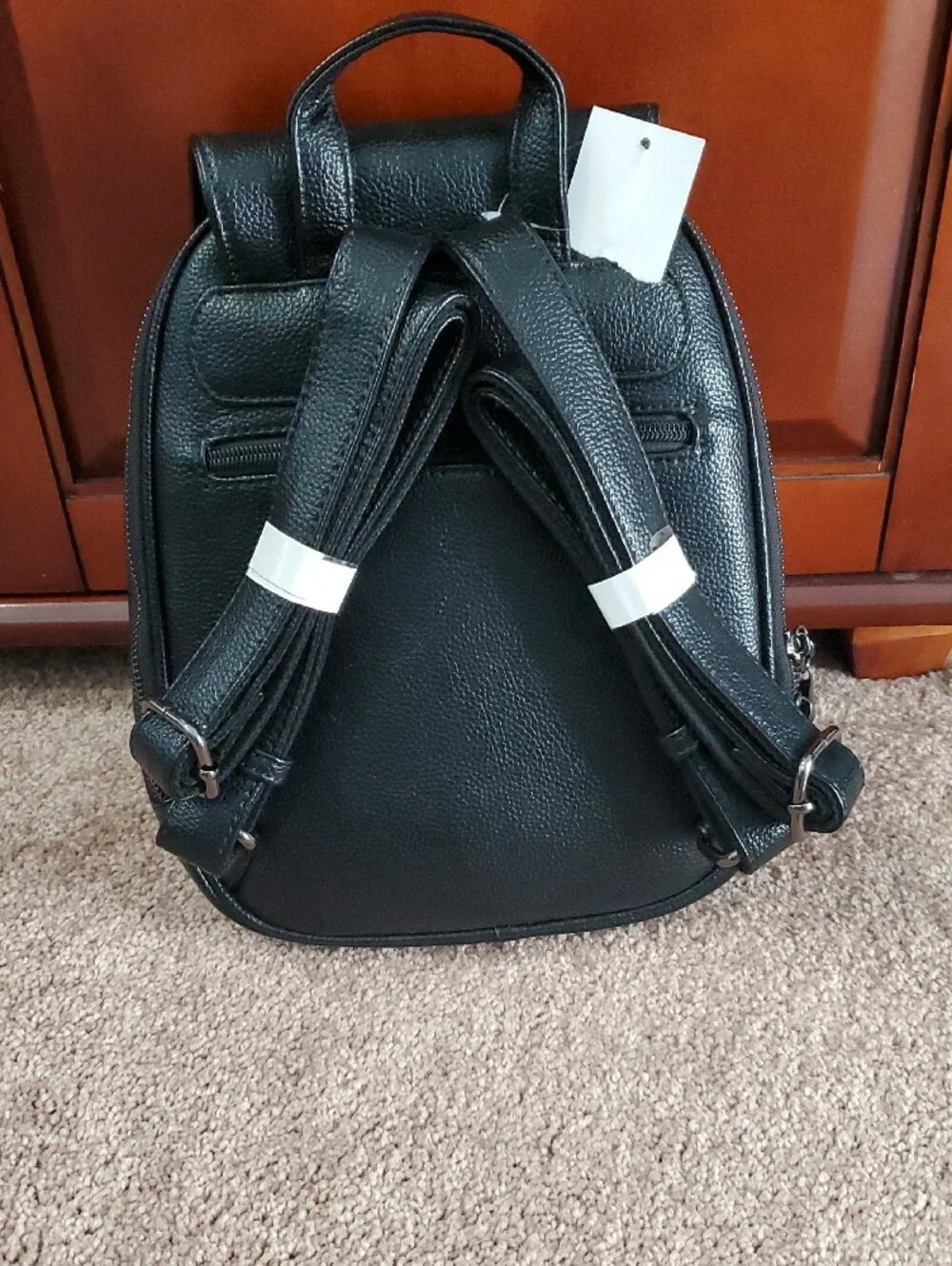 BRAND NEW!! LOTUS - Black Women’s Backpack Purse with Tassel Accent